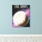 Der Mond Leinwanddruck (Insitu (Holzboden))