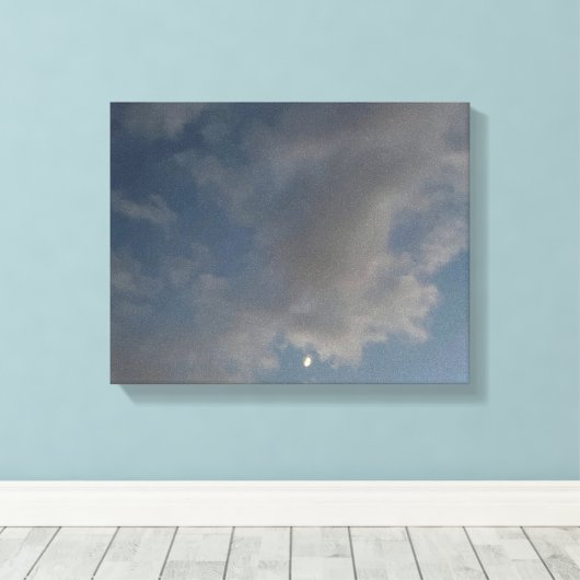 Der Mond Leinwanddruck (Insitu (Holzboden))