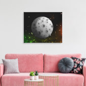 Der Mond Leinwanddruck (Insitu (Wohnzimmer))