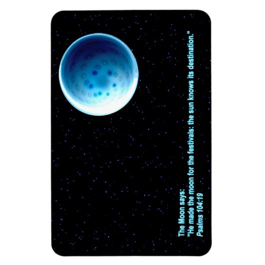 Der Mond Magnet (Vertikal)