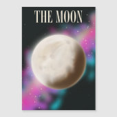 Der Mond Magnetkarte (Vorderseite)