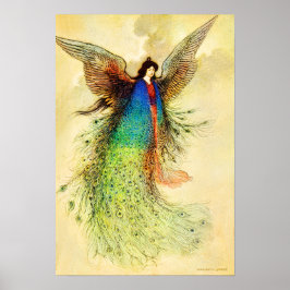 Der Mond Maiden japanische Fairy Poster