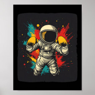 Der Mond Mission Knockout mit diesem Astronauten B Poster