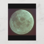 Der Mond. (Mond_Space) Postkarte (Vorderseite)