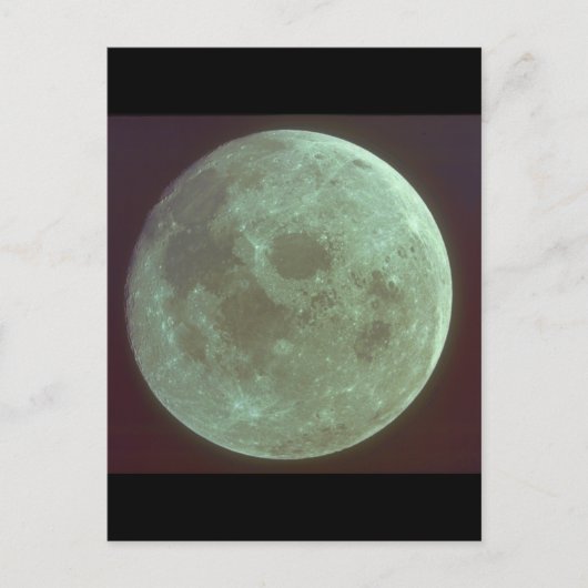 Der Mond. (Mond_Space) Postkarte (Vorderseite)