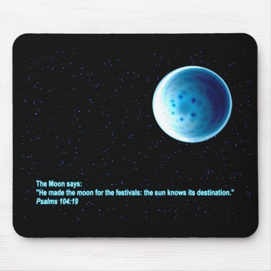 Der Mond Mousepad (Vorne)