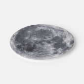 Der Mond Pappteller (Schrägansicht)