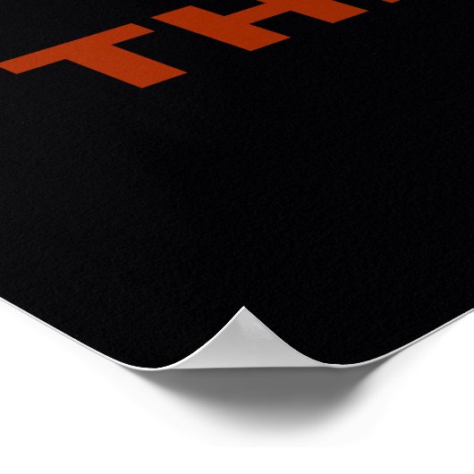 Der Mond Poster (Ecke)