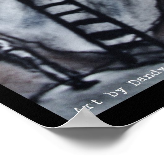 Der Mond Poster (Ecke)