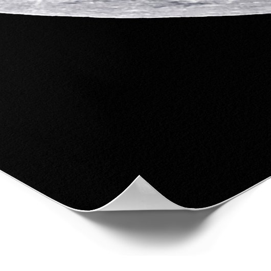 Der Mond Poster (Ecke)