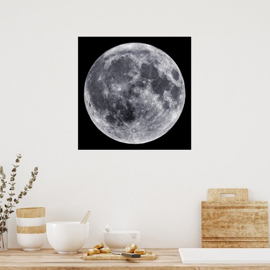 Der Mond Poster (Küche)
