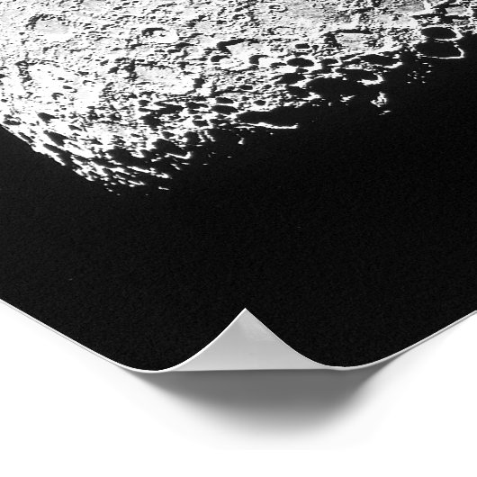 Der Mond Poster (Ecke)