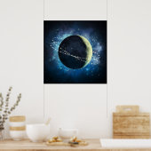 Der Mond - Poster (Küche)