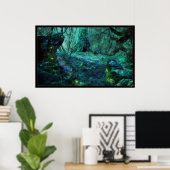 Der Mond Poster (Heimbüro)