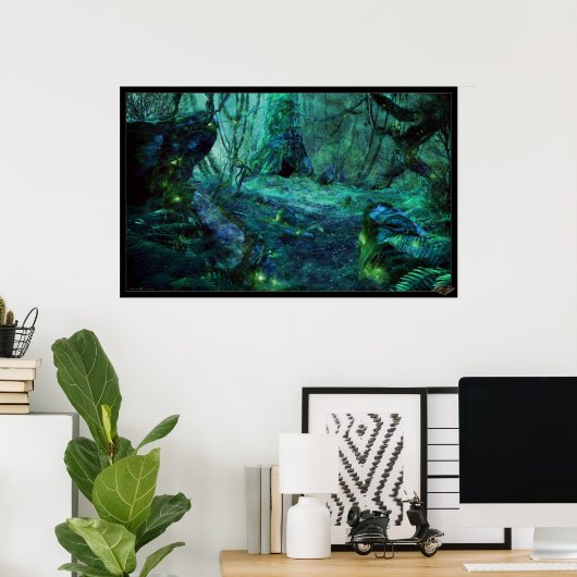 Der Mond Poster (Heimbüro)