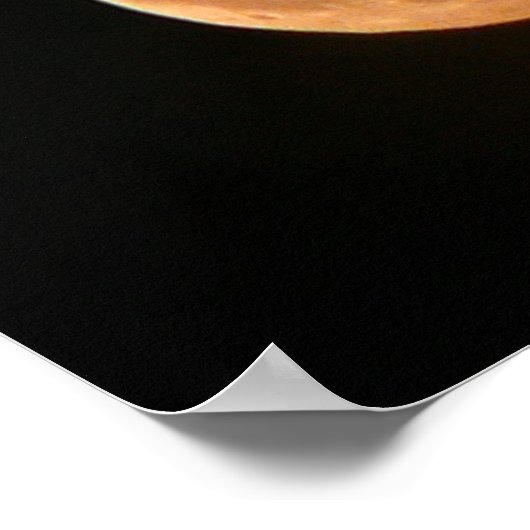 Der Mond Poster (Ecke)