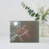 Der Mond Postkarte (Stehend Vorderseite)