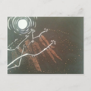 Der Mond Postkarte