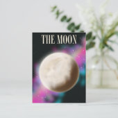 Der Mond Postkarte (Stehend Vorderseite)