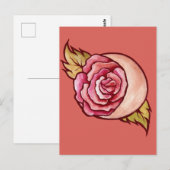 Der Mond Postkarte (Vorne/Hinten)
