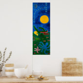 Der Mond reiste 2014 in Scorpio Poster (Küche)