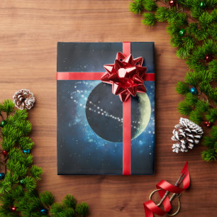 Der Mond - Schleifpapier Geschenkpapier