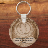 Der Mond Schlüsselanhänger (Vorderseite)