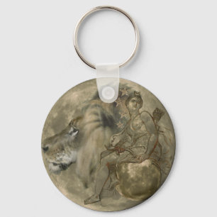 Der Mond-Schlüsselanhänger des Jägers Schlüsselanhänger