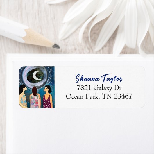 Der Mond segnet Frauen (Insitu)