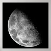Der Mond Space der Erde Poster (Vorne)