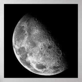 Der Mond Space der Erde Poster