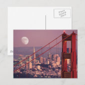 Der Mond über dem Tor Postkarte (Vorne/Hinten)