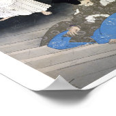 Der Mond über Sumiyoshi - Tsukioka Yooshi Sticker  Poster (Ecke)