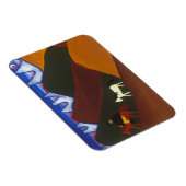 Der Mond und das Puma-Sprichwort Auf Wiedersehen Magnet (Rechte Seite)