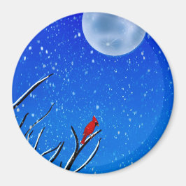 Der Mond und der Kardinal Magnet