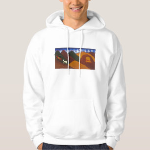 Der Mond und der Puma, die von Abschied nehmen Hoodie