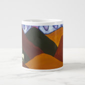 Der Mond und der Puma, die von Abschied nehmen Jumbo-Tasse (Vorderseite)