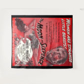 Der Mond und die Sixpenz Wandteppich (Vorderseite (Horizontal))