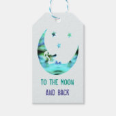 Der Mond und die Sterne Geschenkanhänger (Vorderseite)
