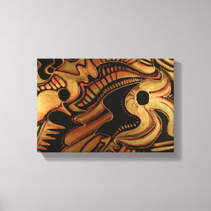 Der Mond und die Sterne II Leinwanddruck