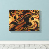 Der Mond und die Sterne II Leinwanddruck (Insitu (Holzboden))