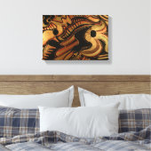 Der Mond und die Sterne II Leinwanddruck (Insitu (Schlafzimmer))