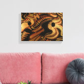 Der Mond und die Sterne II Leinwanddruck (Insitu (Wohnzimmer))