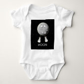 Der Mond und die Sterne im All Baby Strampler (Vorderseite)