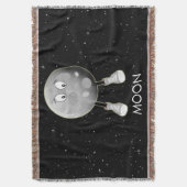 Der Mond und die Sterne im All Decke (Vorderseite Vertikal)