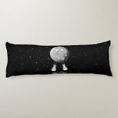 Der Mond und die Sterne im All Seitenschläferkissen (Rückseite)