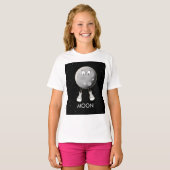 Der Mond und die Sterne im All T-Shirt (Vorne ganz)