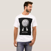 Der Mond und die Sterne im All T-Shirt (Vorne ganz)