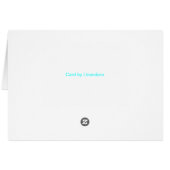 Der Mond und ein Turm: Aberystwyth (Rückseite Horizontal)