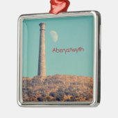 Der Mond und ein Turm: Aberystwyth Ornament Aus Metall (Links)